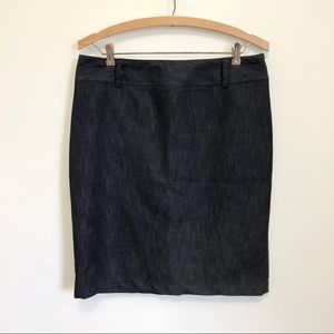 Apt 9 Dark Wash Denim Jean Pencil Skirt Size 8